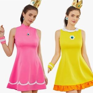Princess Peach and Daisy Costumes